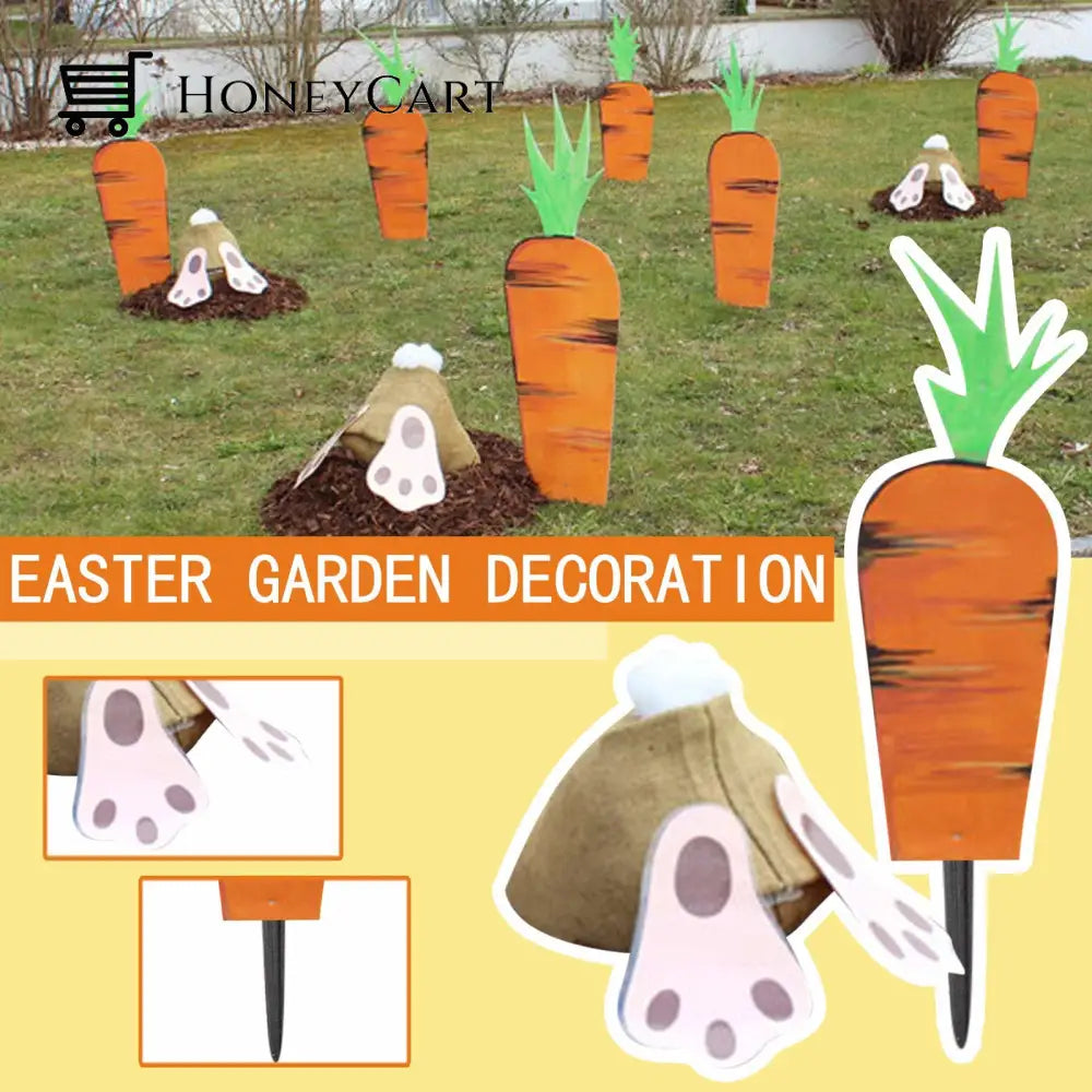 Easter Funny Bunny Butt With Carrot Plug