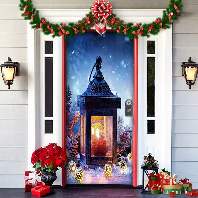 Nightmare Before Christmas Outdoor Decorations Props Christmas Elves Door Cover