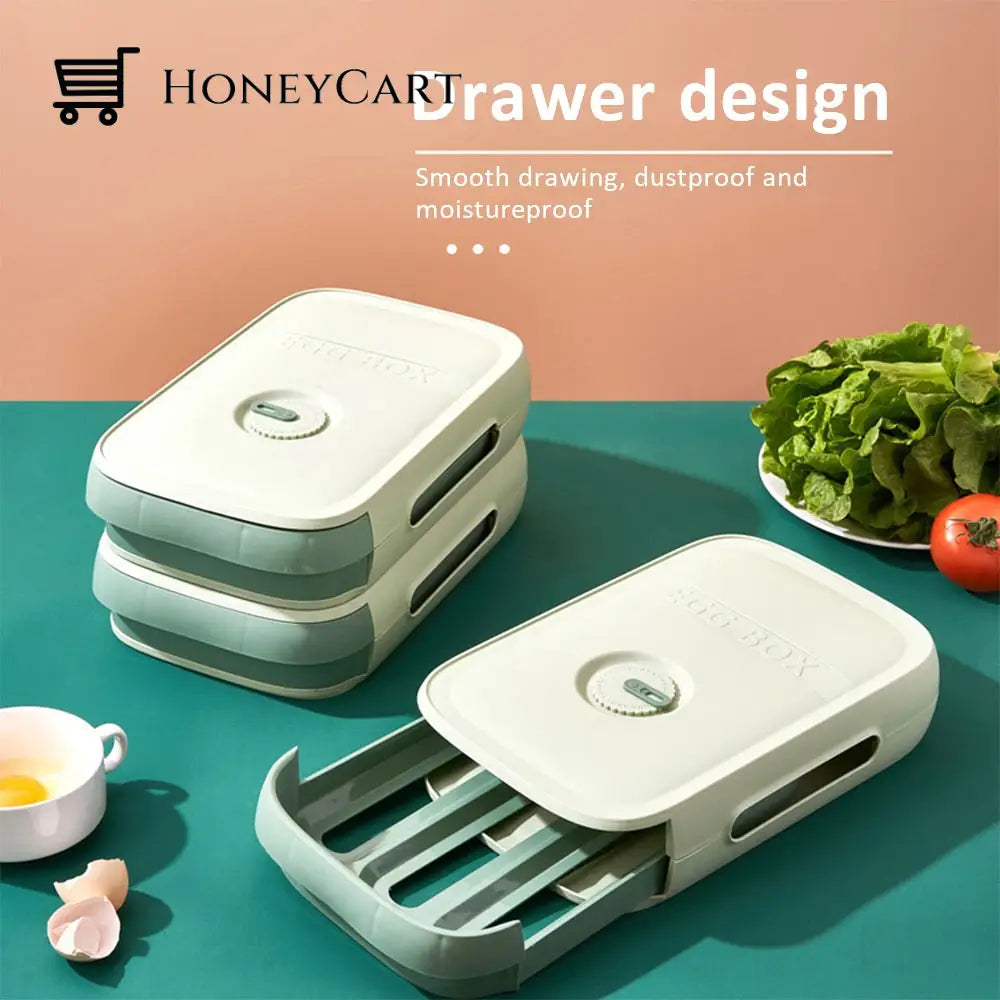 Egg Container For Fridge Green Home & Garden