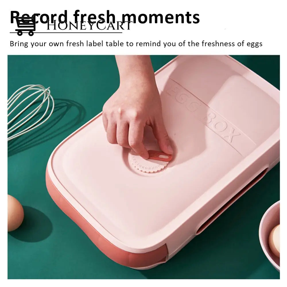 Egg Container For Fridge Pink Home & Garden