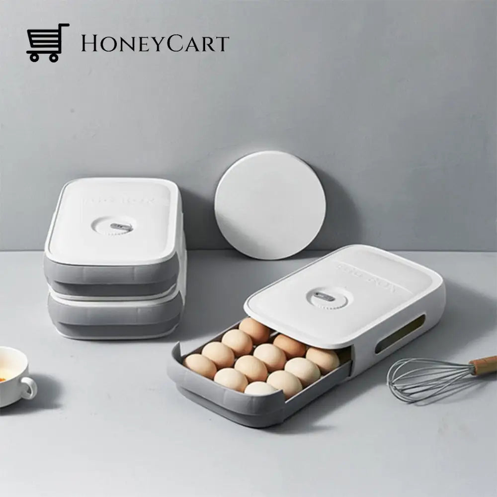 Egg Container For Fridge White Home & Garden