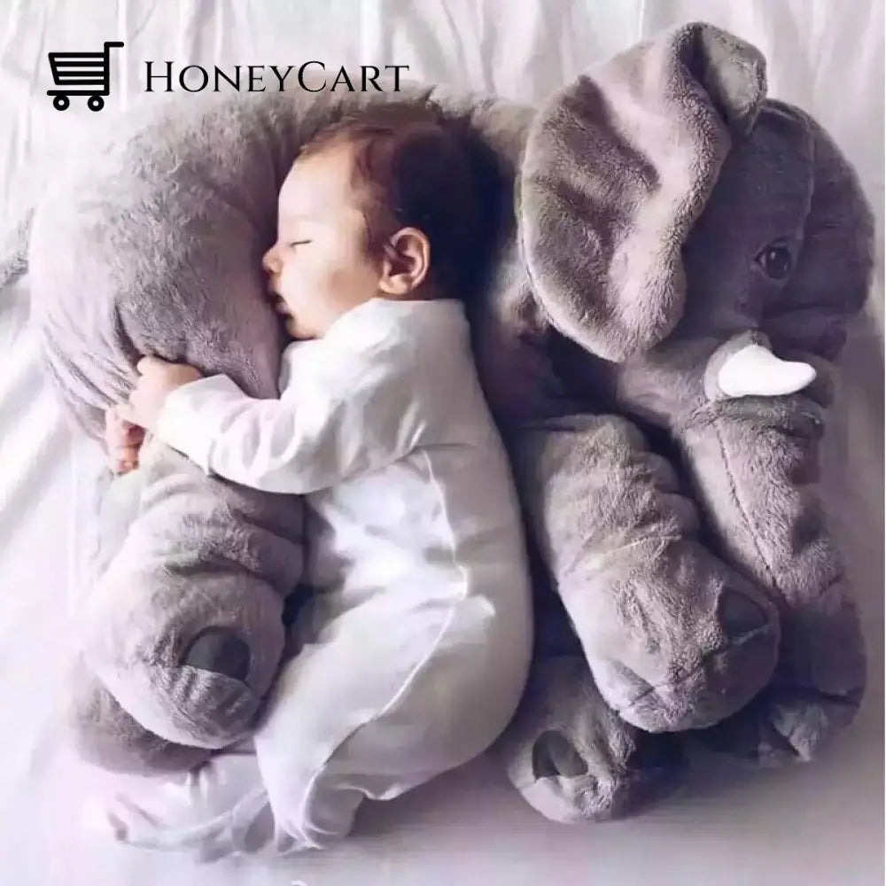 Elephant Cuddle Pillow 40Cm / Gray Cosy Elephant