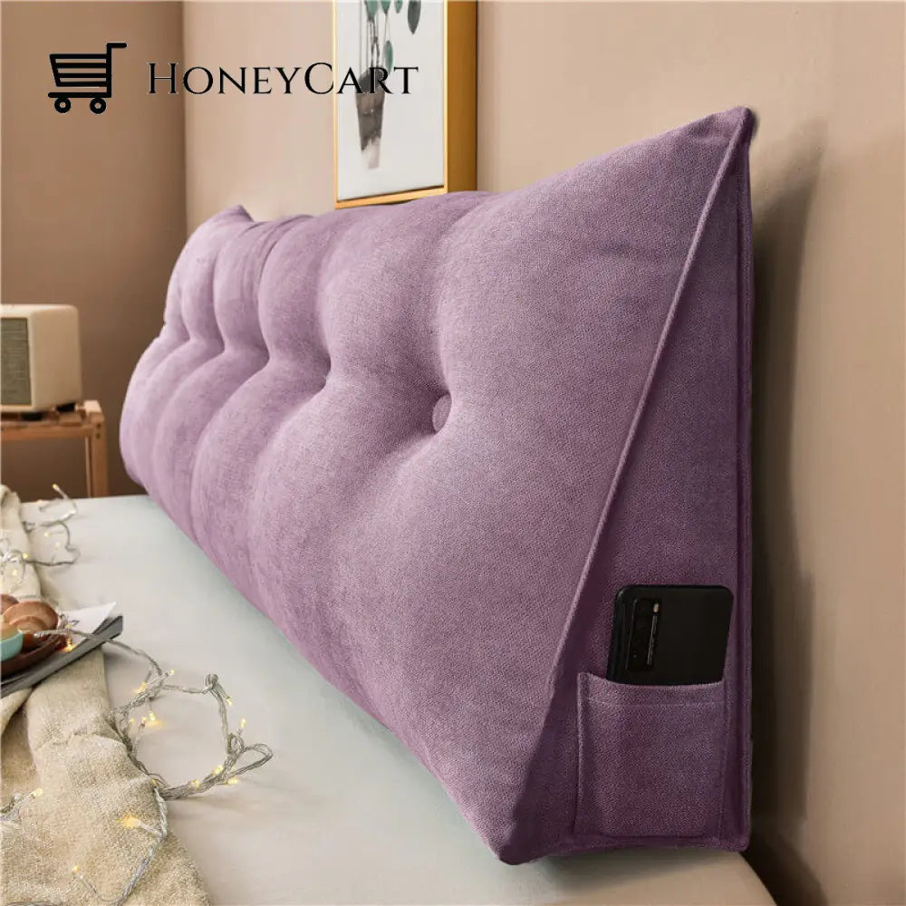 Ergoluxe Bed Wedge Pillow Purple / Small