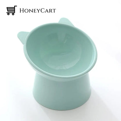 Ergonomic Cat Bowl Cat / Blue