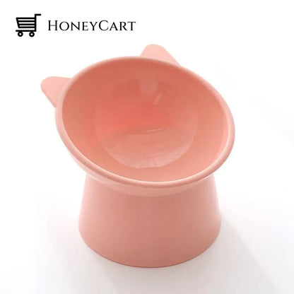 Ergonomic Cat Bowl Cat / Pink
