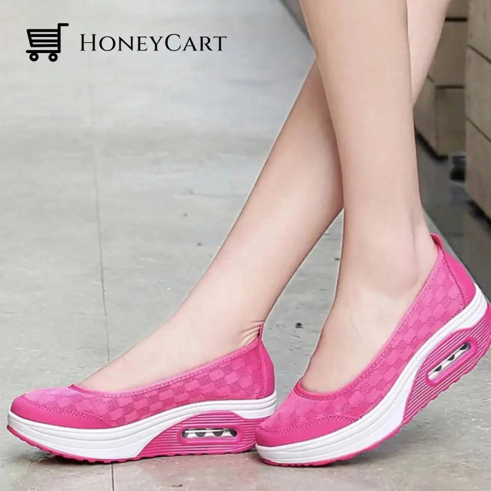 Eva Womens Platform Shoes Pink / Uk 3 | Us 5 Eu 36