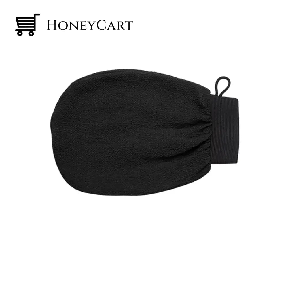 Exfoliating Bath Gloves Black