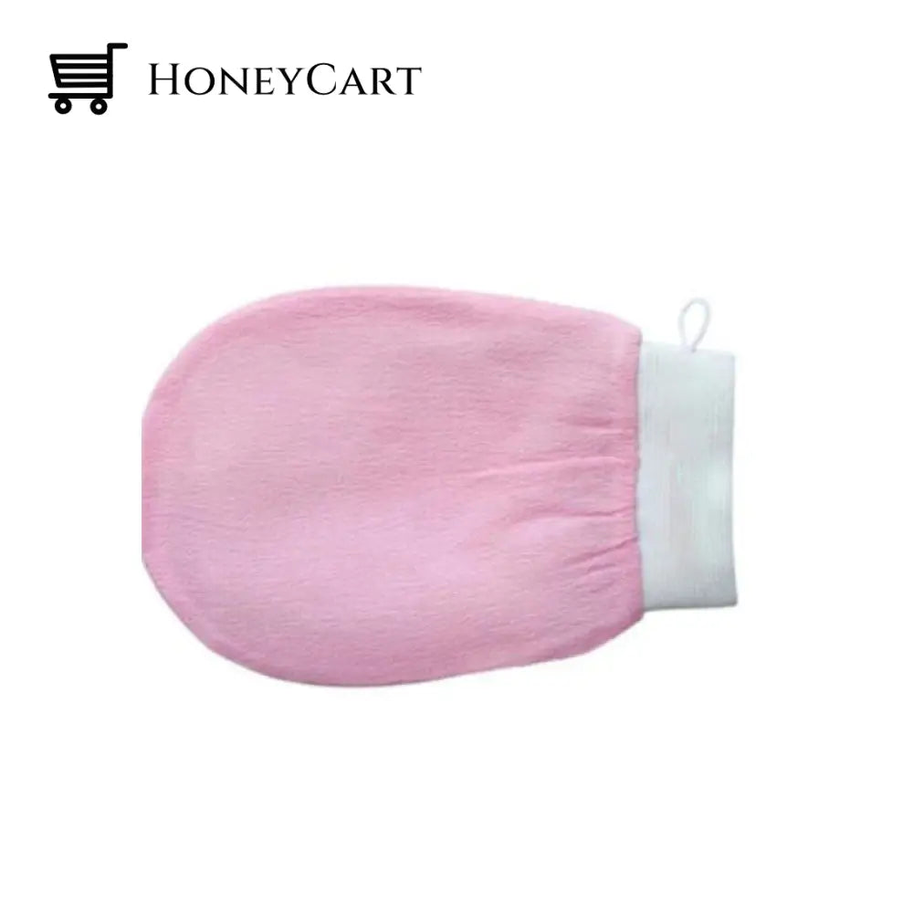 Exfoliating Bath Gloves Pink