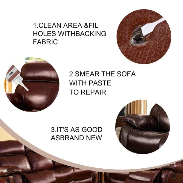 Advanced Leather Repair Gel (Contains Repair Tool Set)
