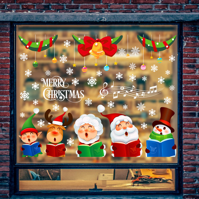 Adorn Your Windows with Festive Christmas Stickers Set 🎄✨