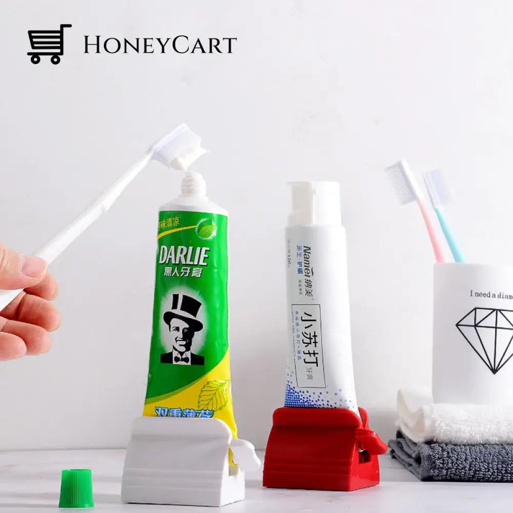 Facial Cleanser Toothpaste Squeeze Clip-On Household Device Lazy Tube Squeezer Press Bathroom
