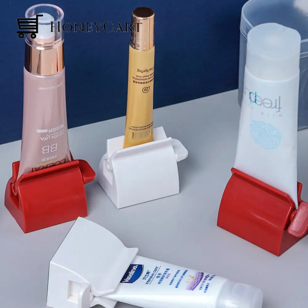 Facial Cleanser Toothpaste Squeeze Clip-On Household Device Lazy Tube Squeezer Press Bathroom