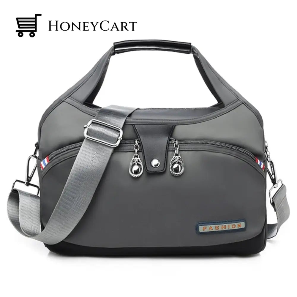 Fashion Anti-Theft Handbag Light Gray
