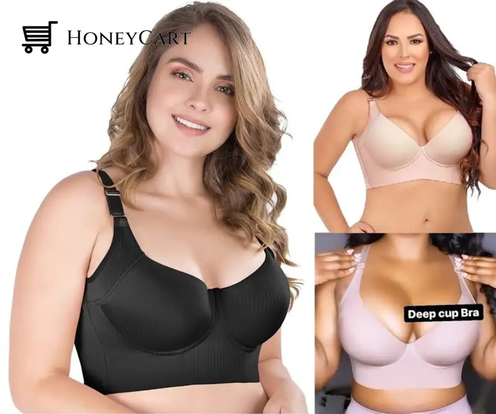 Fashion Deep Cup Shape Wear Incorporated Bra