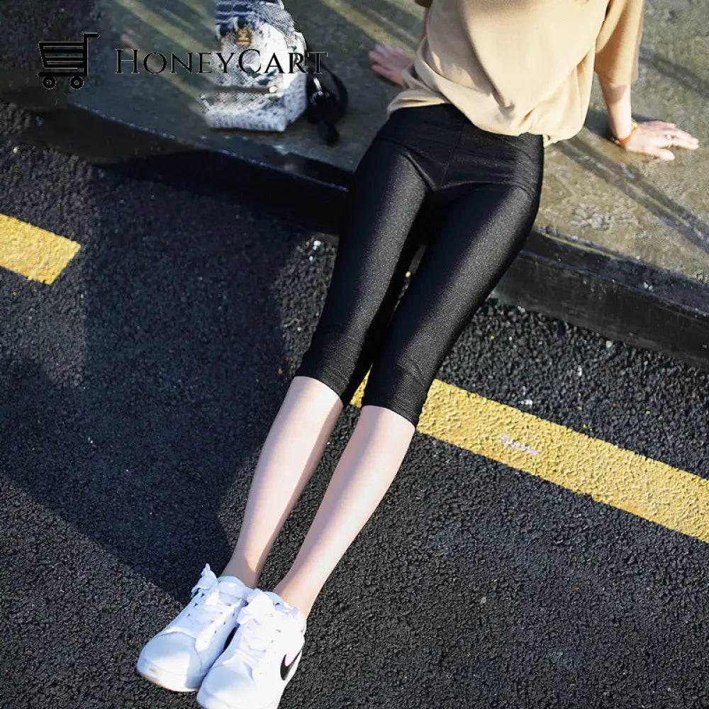 Fashion Glossy Leggings S / A