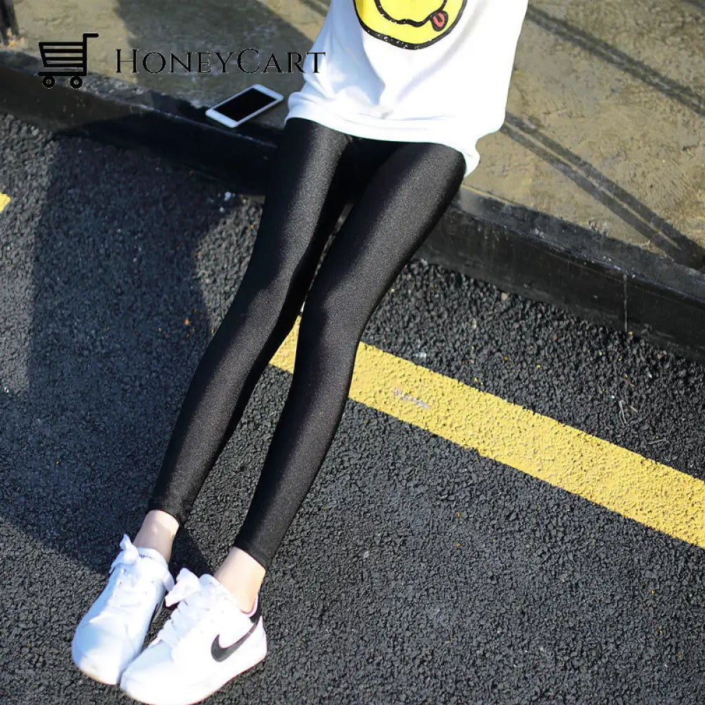 Fashion Glossy Leggings S / C