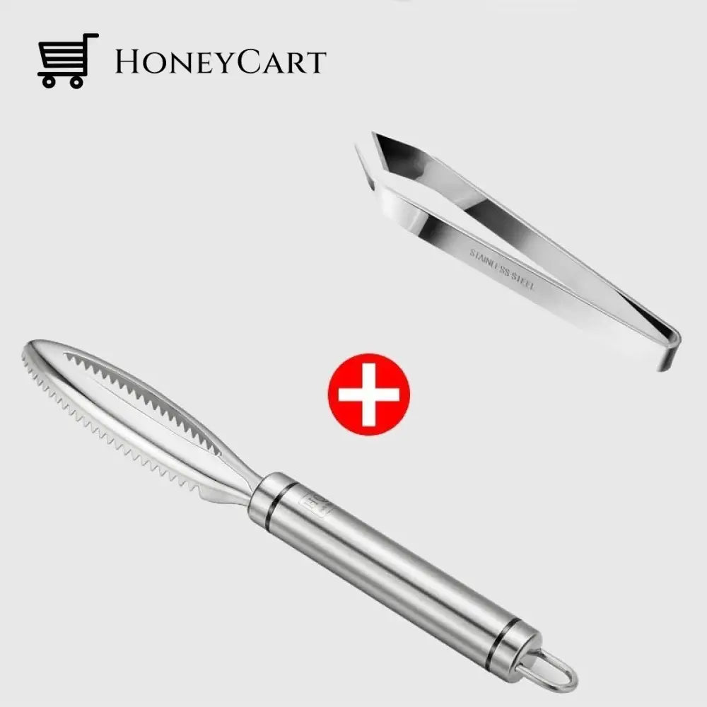Feun Fish Cleaning Peeler Scraper Set Cutter & Blades