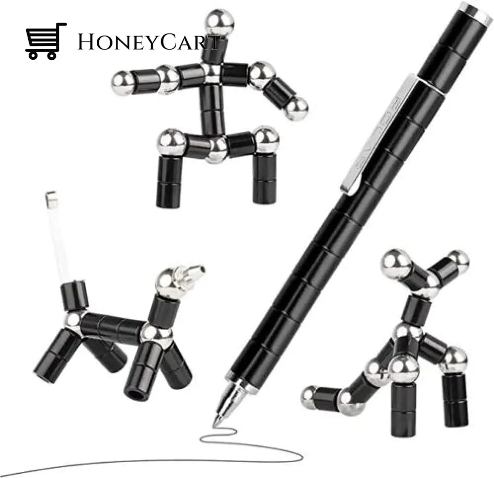 Fidget Magnetic Pen - Decompression Metal In Black Or Multicolor Gadgets
