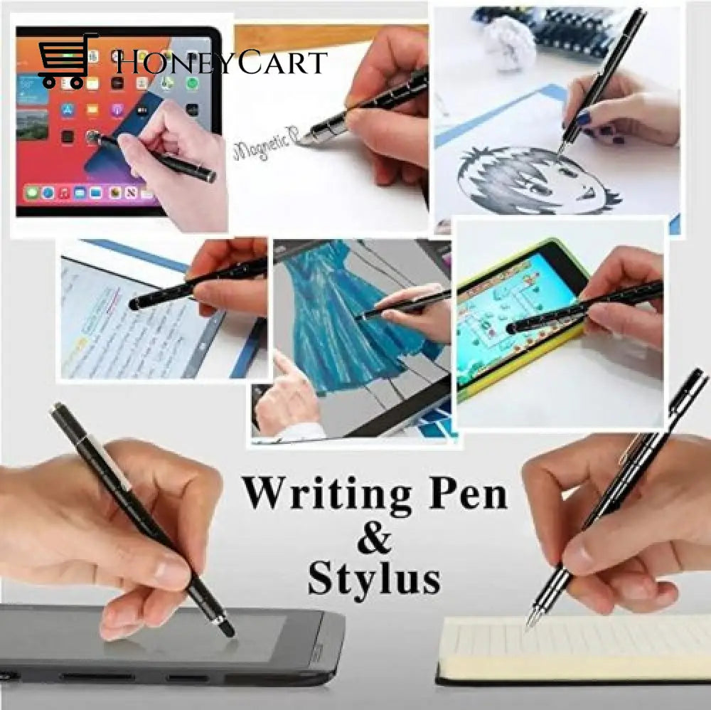 Fidget Magnetic Pen - Decompression Metal In Black Or Multicolor Gadgets