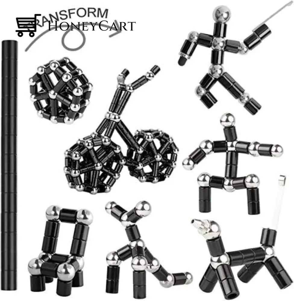 Fidget Magnetic Pen - Decompression Metal In Black Or Multicolor Gadgets