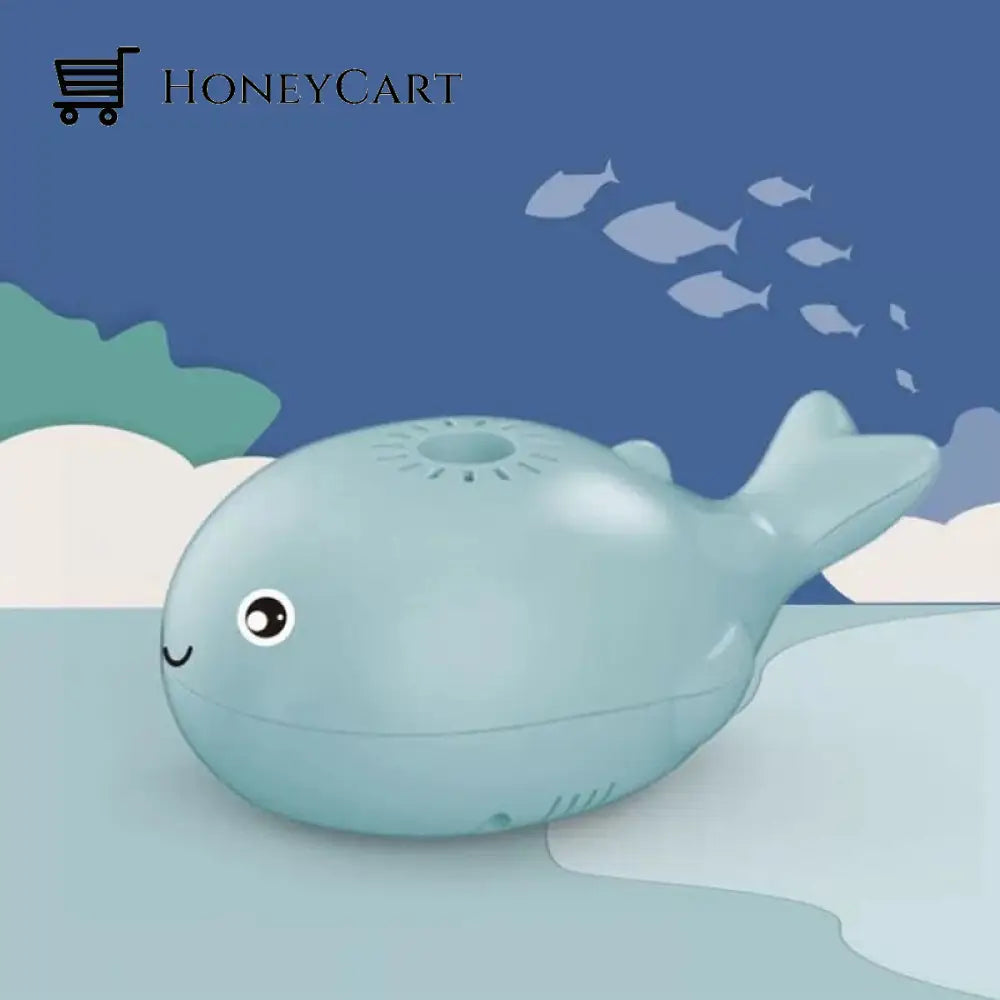 Floating Ball Little Whale Toy Blue