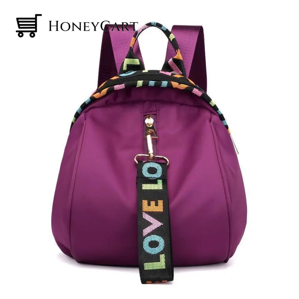 Floral Waterproof Shoulder Bag Backpack