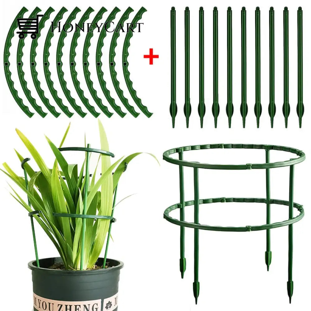 Flower Pot Plant Support Cage Stands