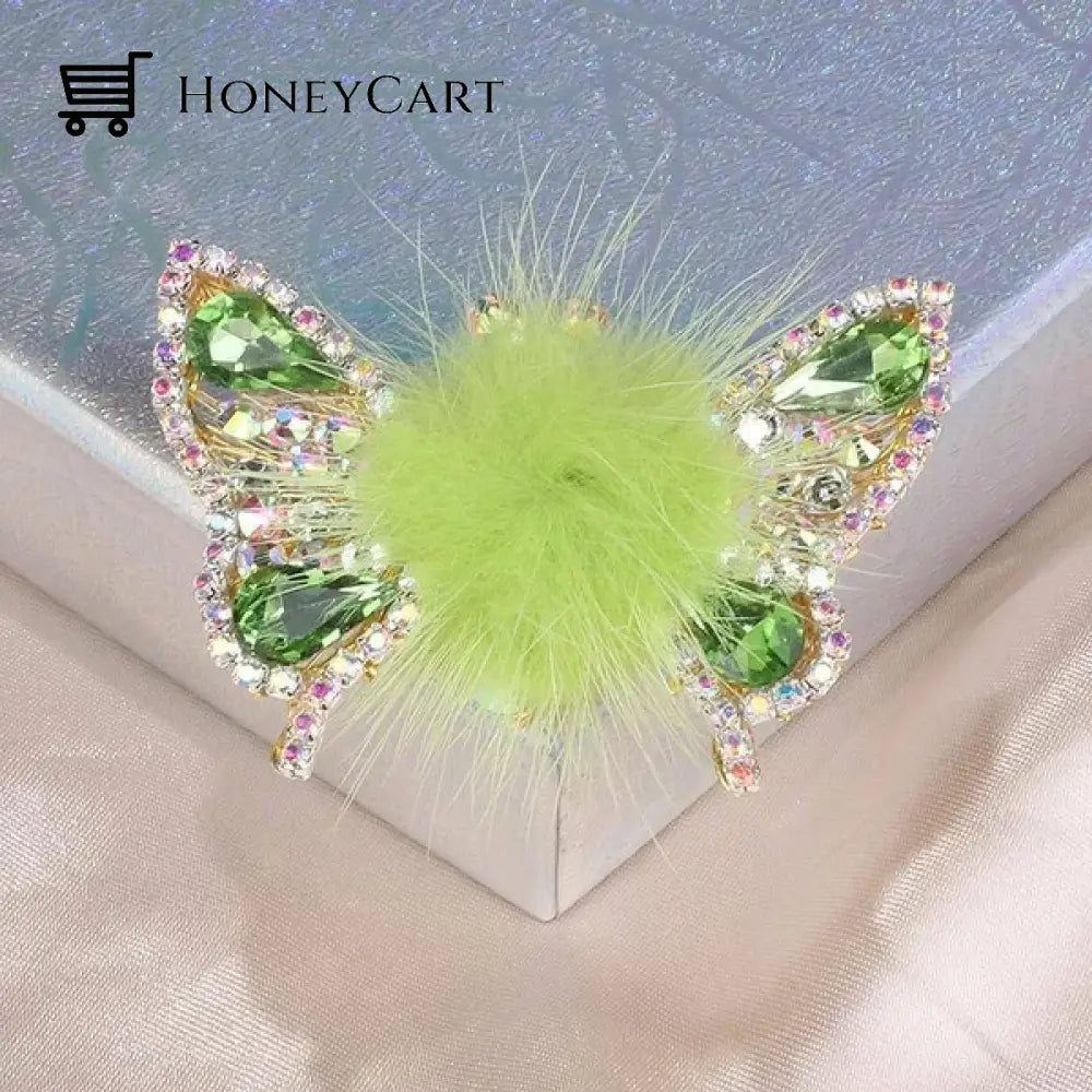 Flying Butterfly Hairpin Green Tool