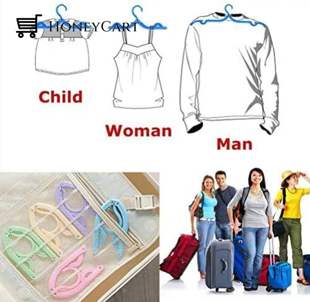 Foldable Clothes Hanger Plastic