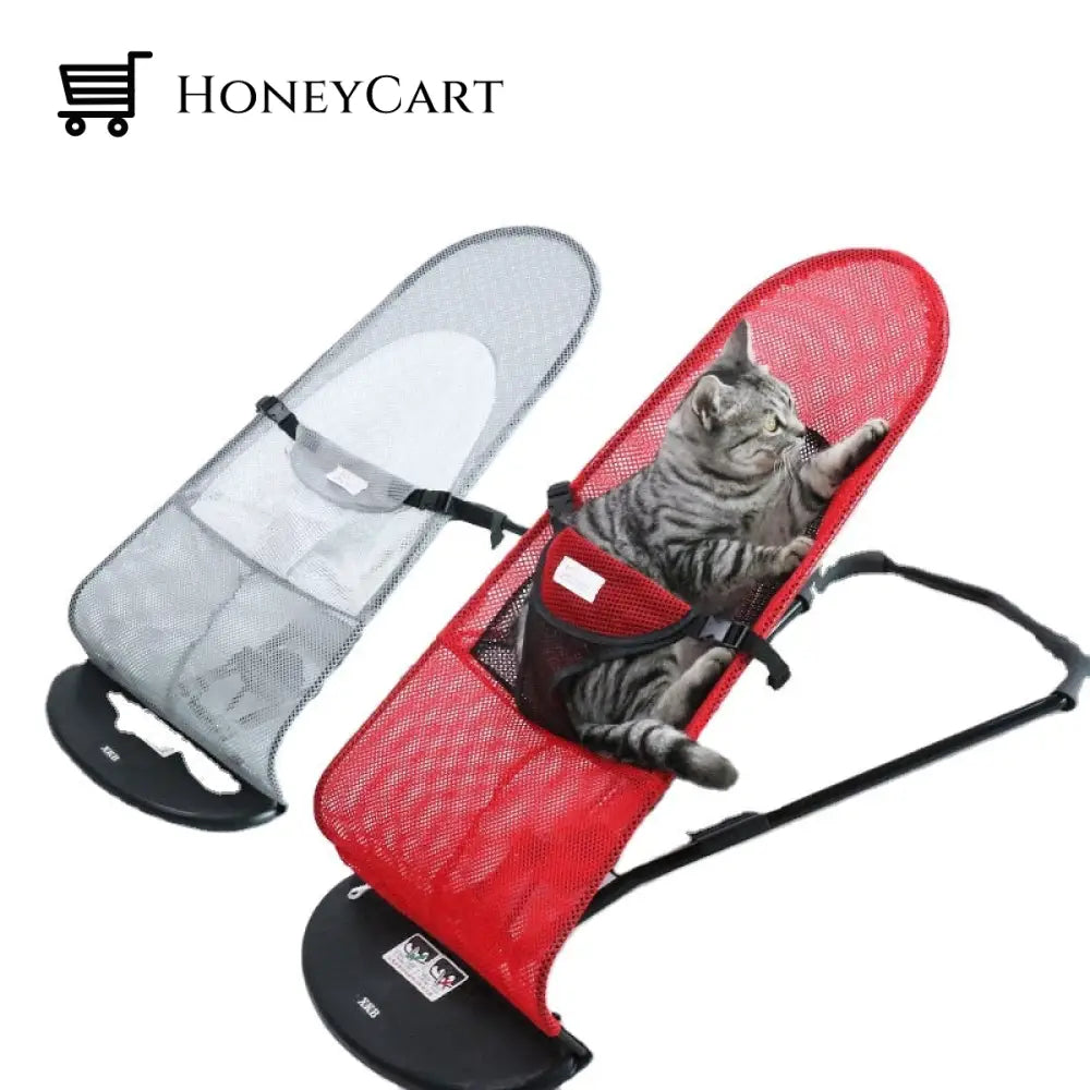 Foldable Pet Rocking Chair Dog Beds