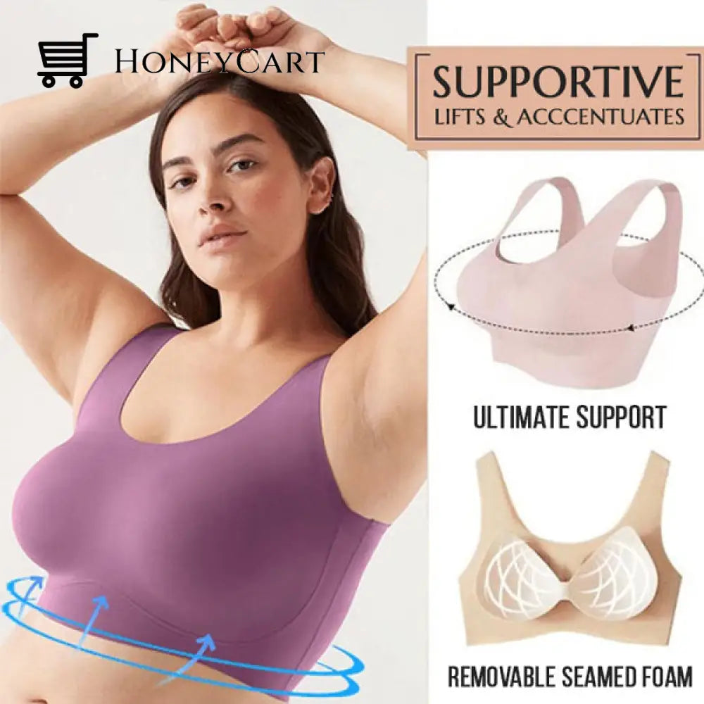 Freezy Bra - Plus Size Anti-Uniboob Comfy Seamless (From S-6Xl)