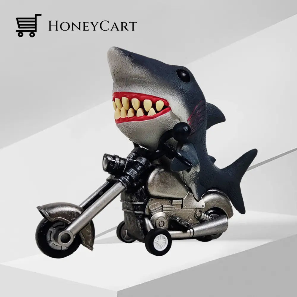 Friction-Powered Animal Motorcycle Toys