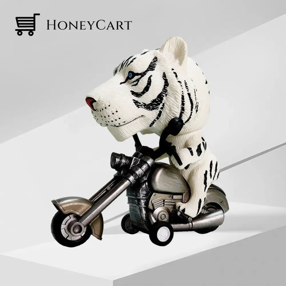 Friction-Powered Animal Motorcycle Toys