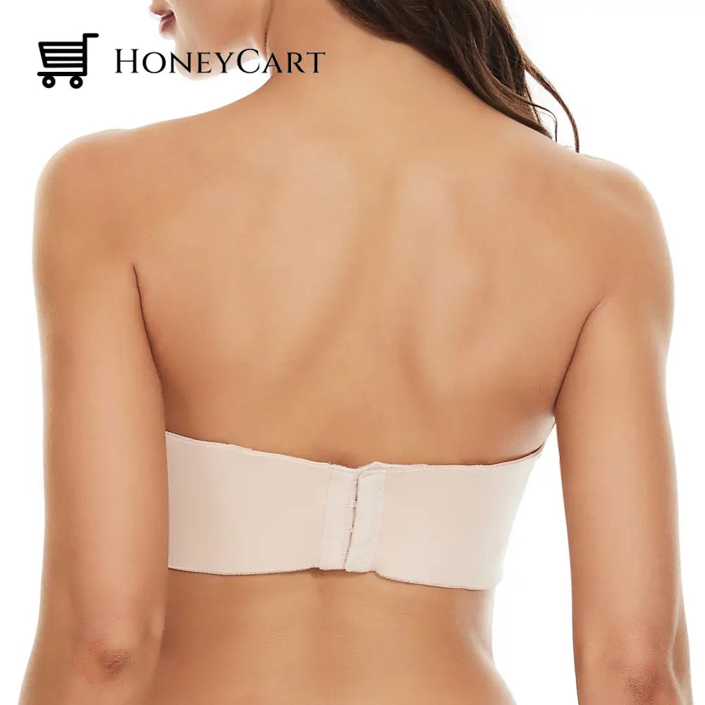 Full Support Non-Slip Convertible Bandeau Bra