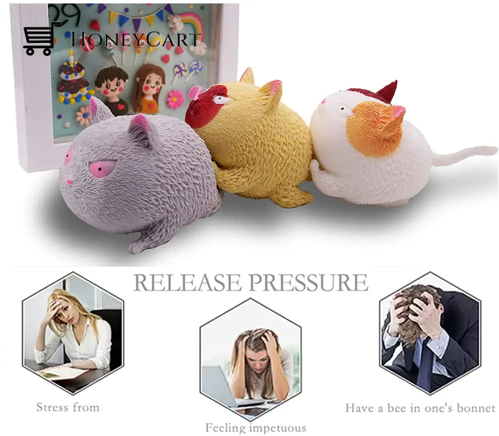 Funny Cute Cat-Shaped Ball Buy 5 Get 3 Free