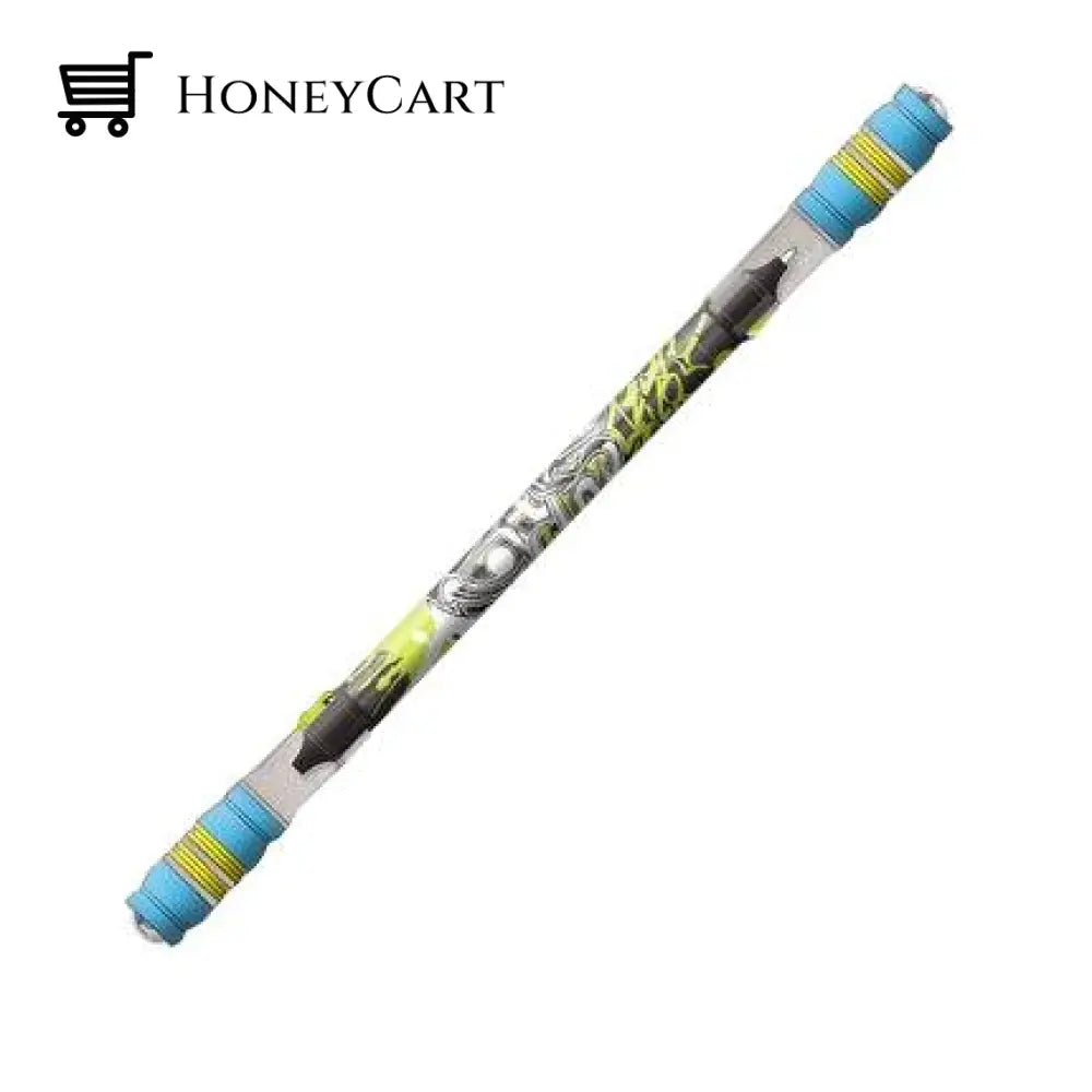 Funny Rotating Pen Spinning Gaming Light Blue