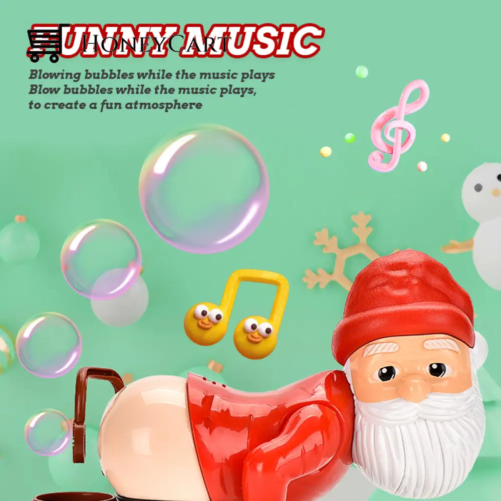 Funny Santa Bubble Machine Kids & Gift Toys