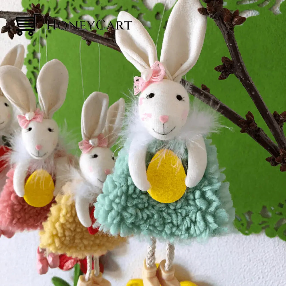 Handmade Easter Bunny Ornaments