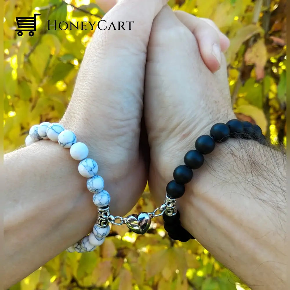 Heart Magnetic Bracelets For Couples