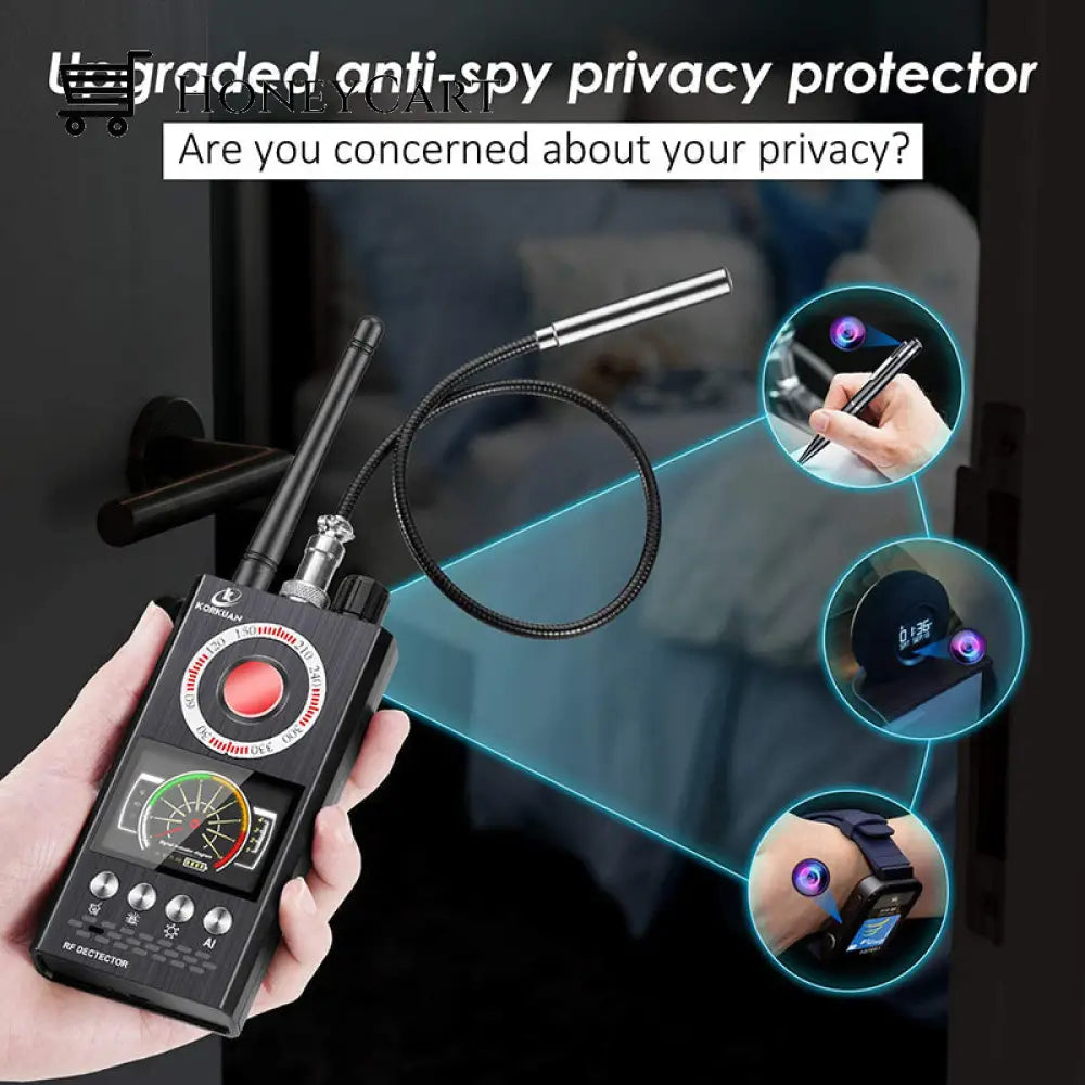 Hidden Camera Detector Gps Tracker Rf Signal & Bug