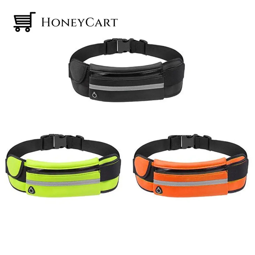 Hidden Sports Belt Bag Green+Orange+Black(Best Choice & Save $40 )
