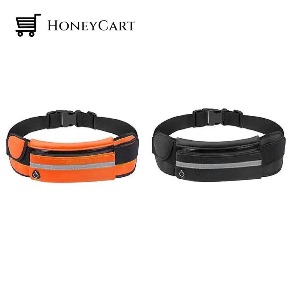 Hidden Sports Belt Bag Orange+Black(60% Off)