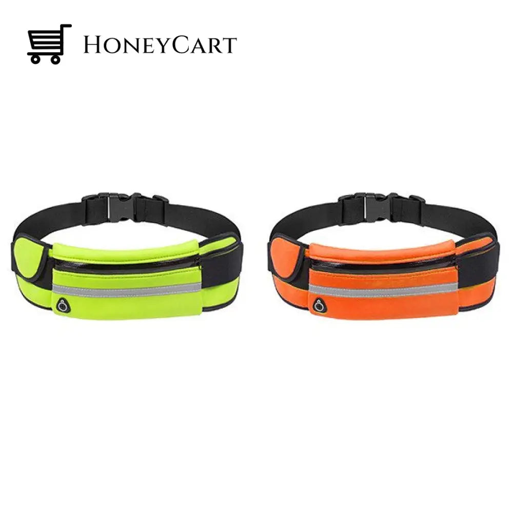 Hidden Sports Belt Bag Orange+Green(60% Off)