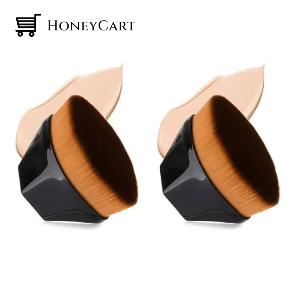 High-Density Seamless Foundation Brush48% Off Black / 2 Pcs S(4*5Cm) Health & Beauty