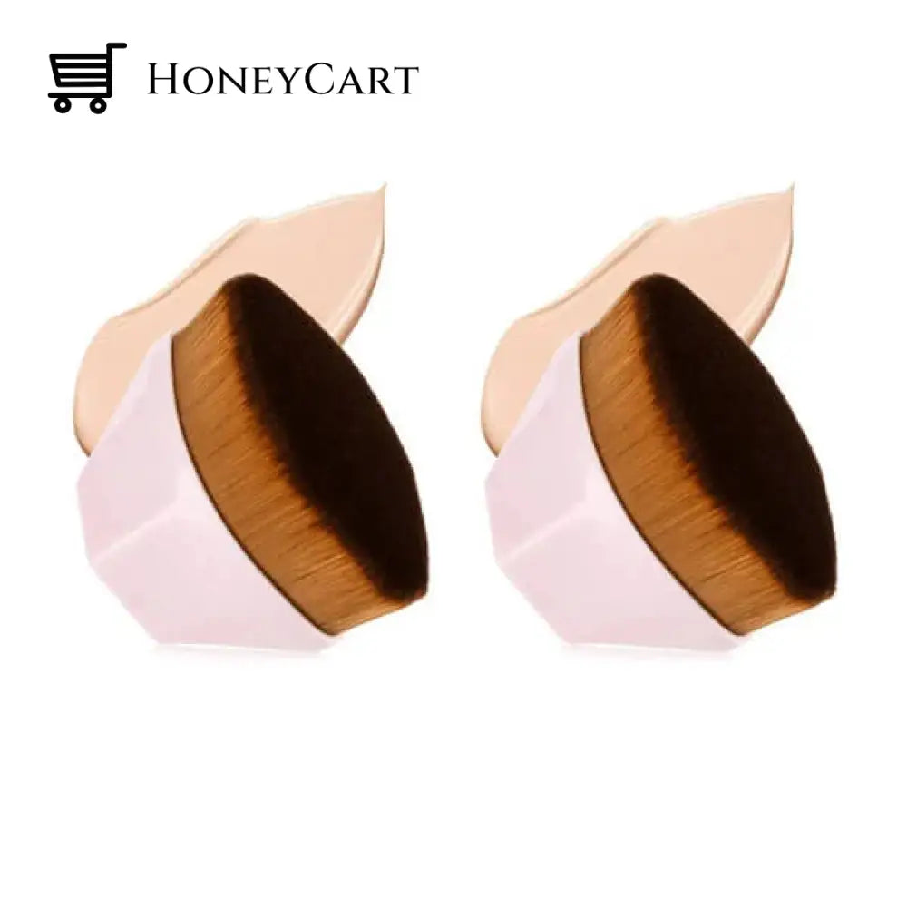High-Density Seamless Foundation Brush48% Off Pink / 2 Pcs S(4*5Cm) Health & Beauty