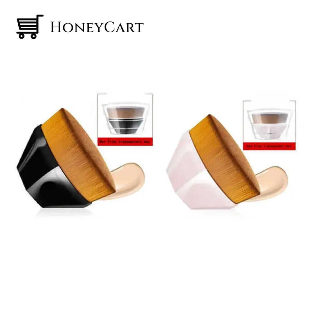 High-Density Seamless Foundation Brush48% Off Pink + Black / 1 Pc L(4.2*6Cm) Health & Beauty