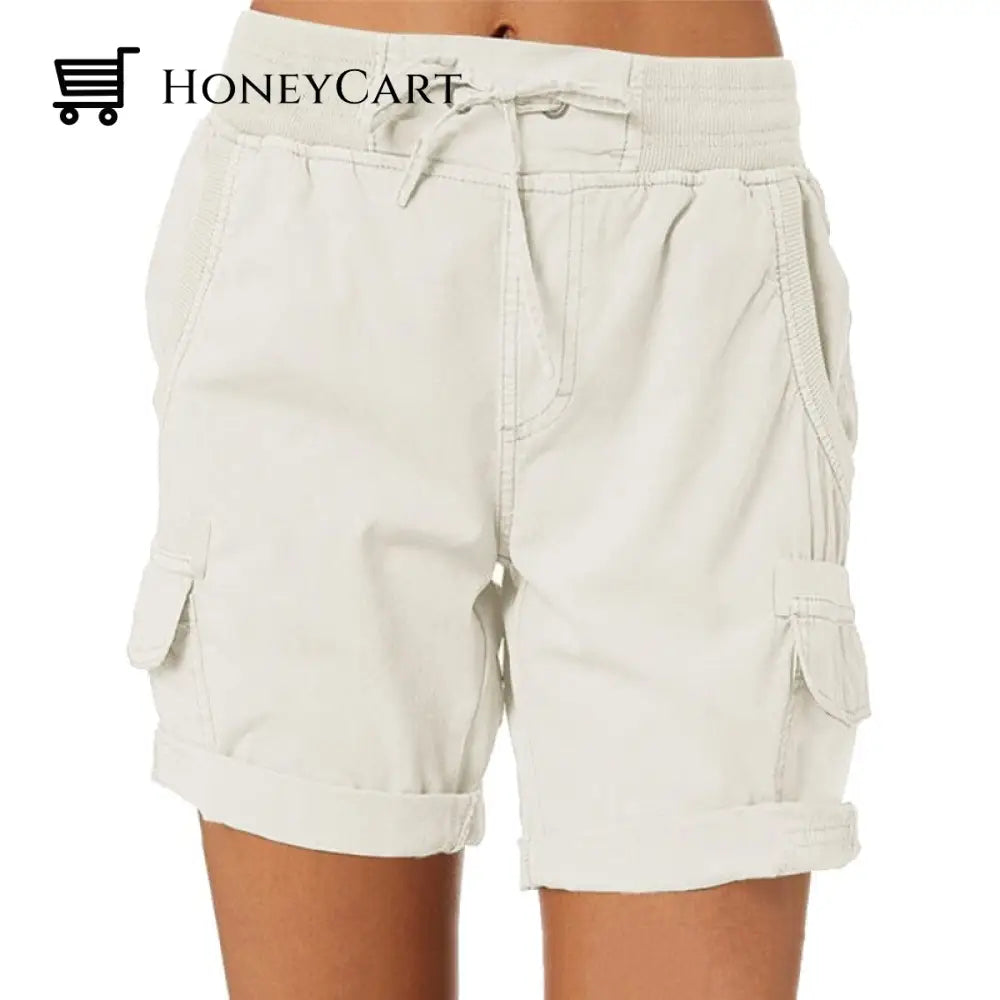 High Waist Ladies Casual Loose Shorts