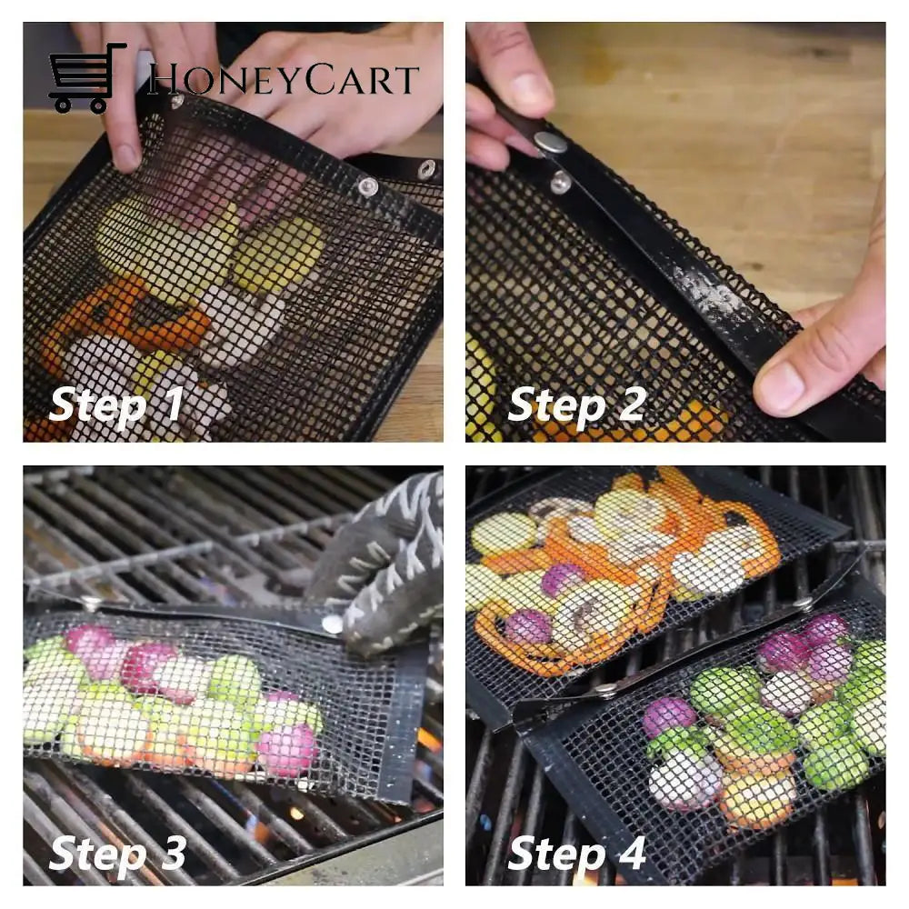 Hirundo Non-Sticky Mesh Grilling Bag