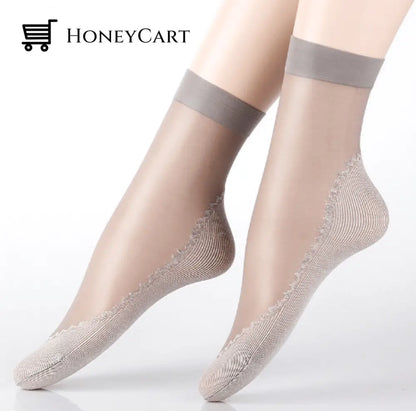 (Holiday Hot Sale-48% Off) Silky Anti-Slip Cotton Socks Beauty& Health