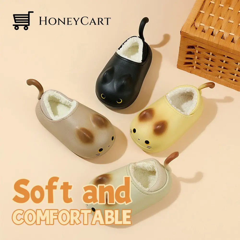 Home Winter Furry Slippers Beauty& Health